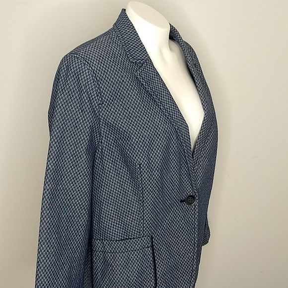 The Limited Lined Blazer Navy Blue Checks Size XL - Picture 2 of 8